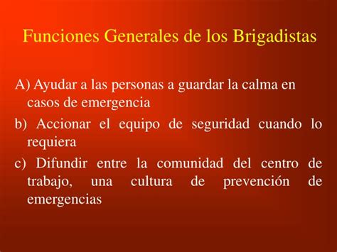 PPT BRIGADAS DE EMERGENCIA PowerPoint Presentation ID 220241