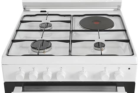 Cuisini Re Mixte Electrolux Ekm Aow Blanc Darty