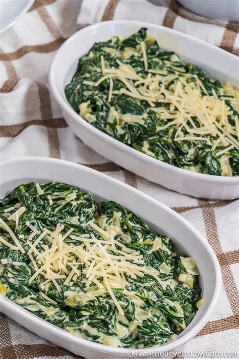 Easy Keto Creamed Spinach Recipe - Low Carb and Gluten-Free 