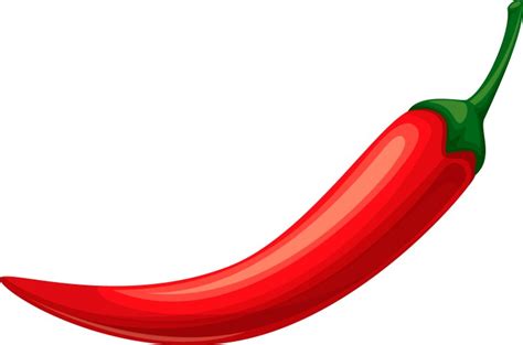 Red Hot Chili Pepper In Fire Logo Spicy Food Vector Image