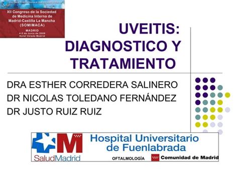 Uveitis Diagnostico Y Tratamiento Presentacion Ppt