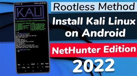 How To Install Kali Linux Nethunter On Any Android Device In No