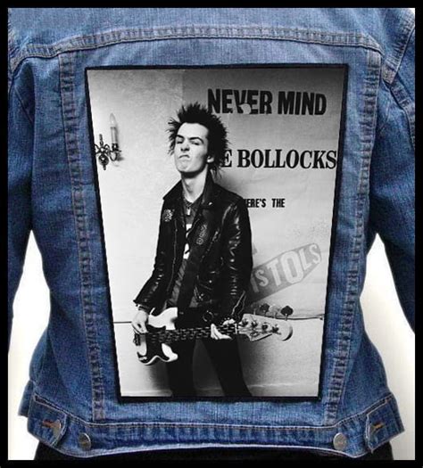Sex Pistols Sid Vicious Photo Quality Printed Back Patch King Of Patches