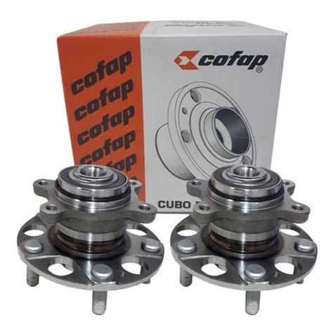 Par Cubo De Roda Rolamento Traseiro New Civic Cofap CRC10001 Em