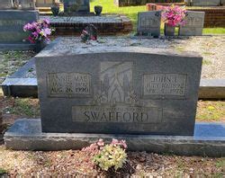 John Luie Swafford M Morial Find A Grave