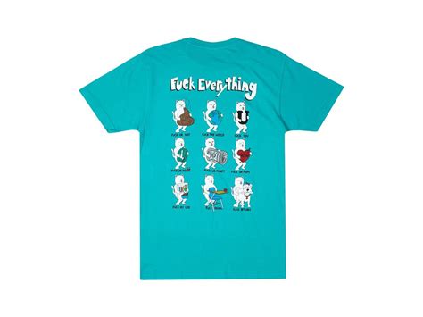 ชอป RipNDip Fuck everything Tee Aqua ของแทท SASOM