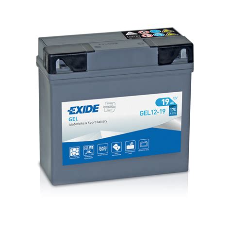 Exide GEL12 19 Batería de moto Exide 19Ah 12V