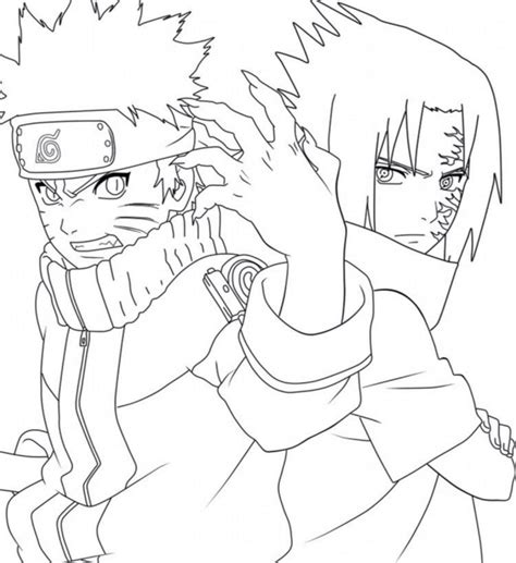 Desenhos Do Naruto E Sasuke Para Colorir - 8