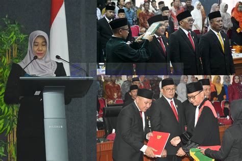 Pelantikan Dan Pengambilan Sumpah Jabatan Pimpinan Dprd Beltim Periode