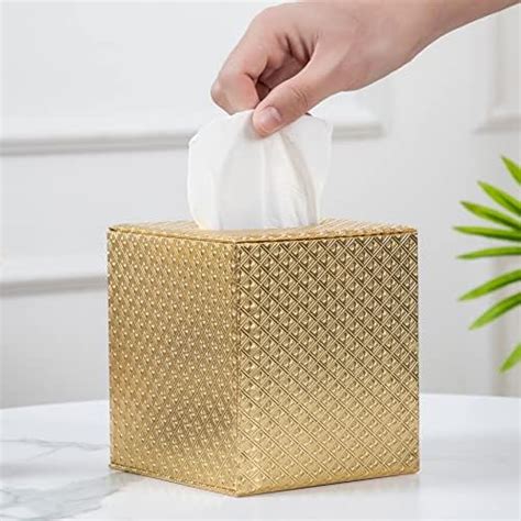 Amazon Mdesign Metal Square Tissue Box Cover Modern Facial Paper