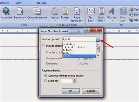 Membuat Nomor Halaman Romawi Dan Angka MS Word