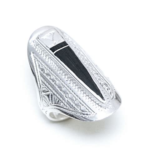 Bijoux Touareg Ethniques Berb Res Bague Argent Massif Homme Femme