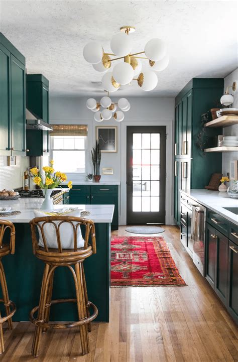 12 Green Kitchen Paint Color Ideas to Recreate for a Lively Space