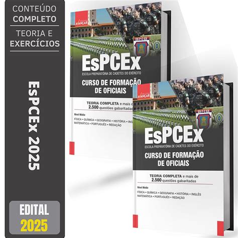 Espcex Tempo De Formação - Apostila Espcex 2025 - Curso De Formação De Oficiais - Solução ...