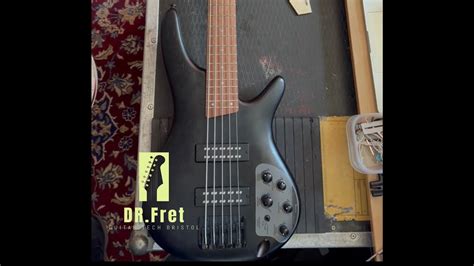 Ibanez Sr305 Eb 5 Strings Bass Before And After Pro Setup 5 String Bass Standard Youtube