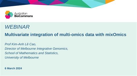 Multivariate Integration Of Multi Omics Data With Mixomics Youtube