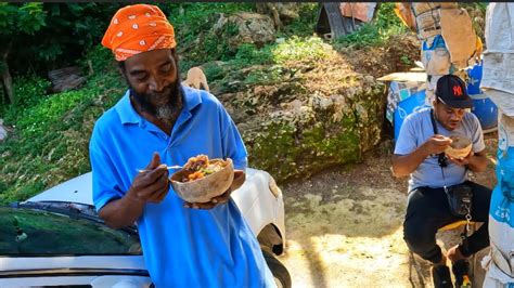 Jamaican Rastaman Cooking Sunday Dinner My Father Is Cooking Today