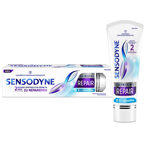 Sensodyne Clinical REPAIR, Zahnpasta für empfindliche Zähne mit 5 %