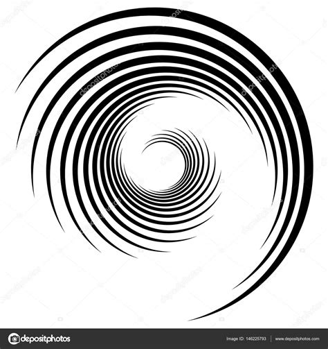 Elemento espiral geométrico abstrato Stock Vector by vectorguy 146225793