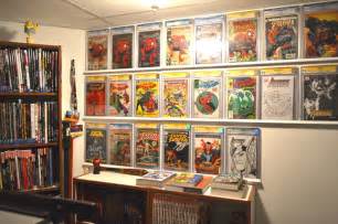 Cgc Display Wall Comic Room Comic Book Rooms Comic Book Storage