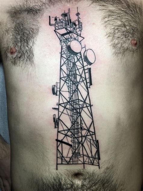 Radio Tower by Dave English at Hold it Down in Richmond, VA : r/tattoo