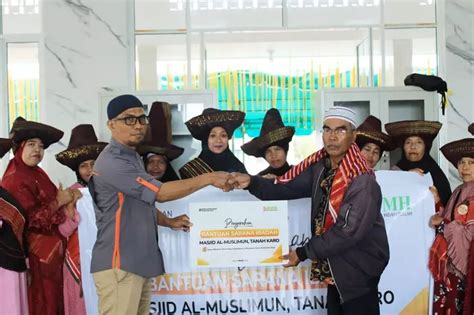 Jelang Ramadhan BMH Sumut Salurkan Sarana Ibadah Untuk Masjid Al