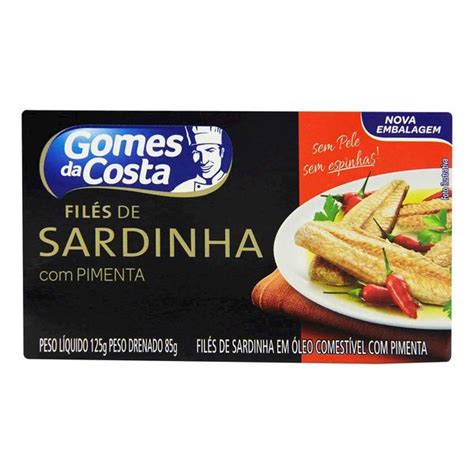 Carrossel Supermercados Loja Itanhandu FILE SARDINHA GOMES COSTA 125G