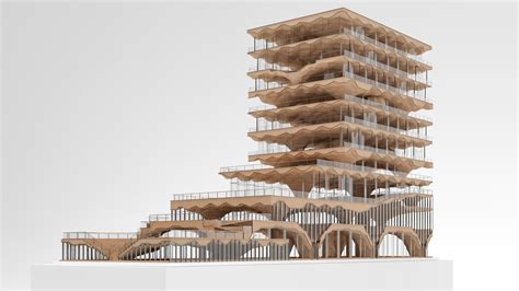 Structural Design Research Studio Innovative Mid Rise Timber Spring