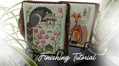 flosstube  apr   cross stitch finishing tutorial youtube