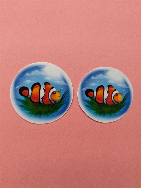 Frutiger Aero Decor Clownfish In Bubble Y2k Decor Etsy