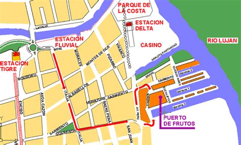 Un Paseo Por El Delta Del Tigre Tigre Partido De Tigres Mapas