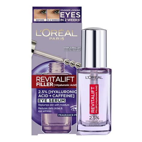 L Oreal Revitalift Filler Hyaluronc Acid Eye Serum Ml Netverslun