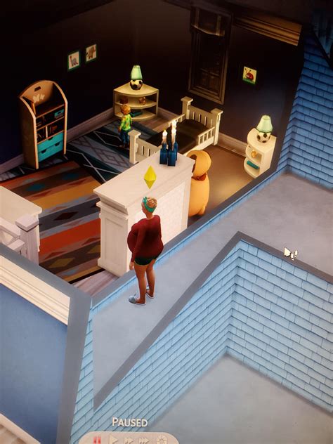 She's stuck behind the wall, dafuq?! : r/Sims4