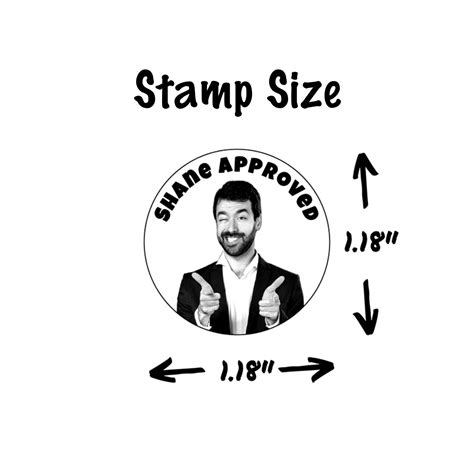 Circle Of Fun Approval Stamp Rubber Stamps Made From Your Photos