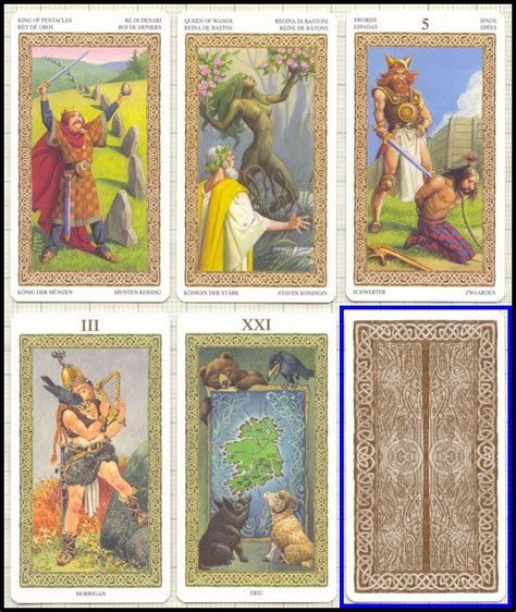 R Somerville Playing Cards Playingcardsales Tarot Of Druids