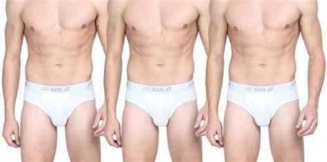 SOLO Camel And Grey Melange Checkered Cotton Modern Brief L Pack Of