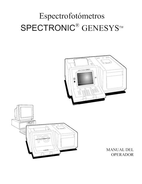 PDF espectrofotómetro spectronic genesys DOKUMEN TIPS