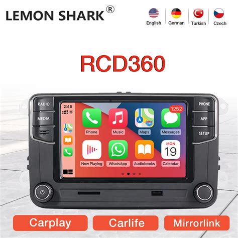 Ds Rcd Car Radio Carplay Mirrorlink Rcd Mib Autoradio For Vw Pq