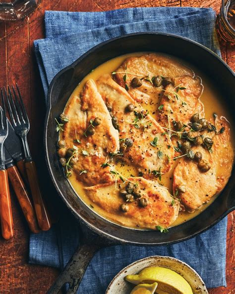 Escalopes De Poulet Au Thym Et Au Citron De Stefano Faita