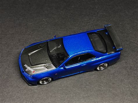 Yahoo オークション TSMモデル 1 64 Nissan Skyline GT R R34 Top