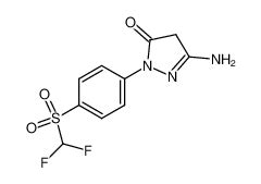 5 Amino 2 4 Difluorometanosulfonil Fenil 1 2 Dihidro Pirazol 3 Ona