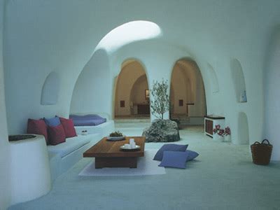 Santorini hotels built in cave houses