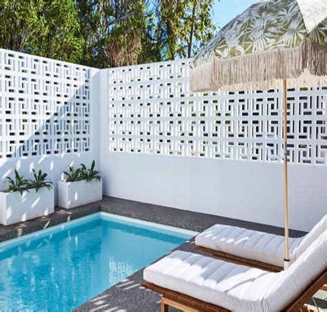 Modern Uses Of Breeze Blocks Centsational Style Pool Backyard Pool