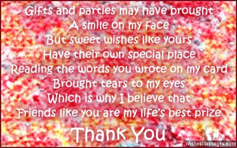 Thank You Messages for Birthday Wishes: Quotes and Notes – WishesMessages.com