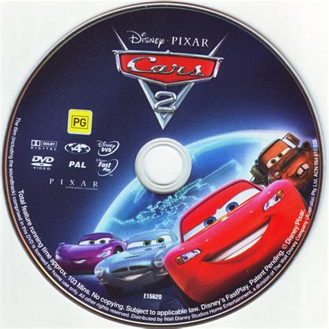 Disney Pixar Cars Dvd Disc