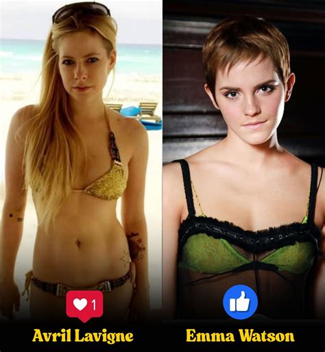 Clear - Avril Lavigne and Emma Watson represent two very different yet