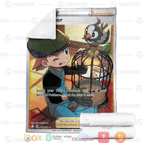 HOT Anime Pokemon Bird Keeper Shining Fates Trainer Blanket Express Your Unique Style With