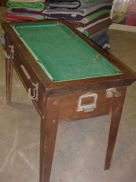 1930s Coin Operated Pool Table | Coin operated pool tables, Pool table ...