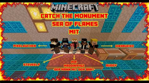 Let S Play Minecraft Catch The Monument Sea Of Flames Part Los