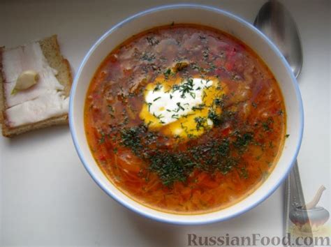 Борщи, рецепты на RussianFood.com: 790 рецептов как приготовить борщ